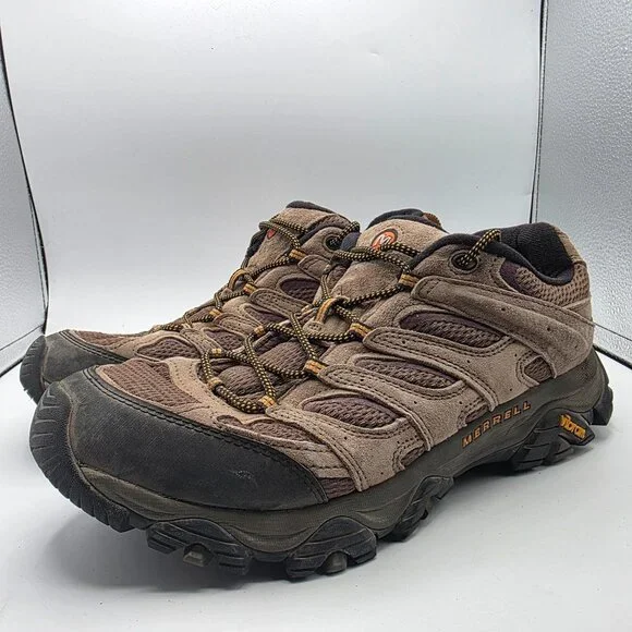 Merrell Moab 3 Vent Mens Size 13 Brown Hiking Shoes Camping Outdoors Casual - Picture 4 of 13